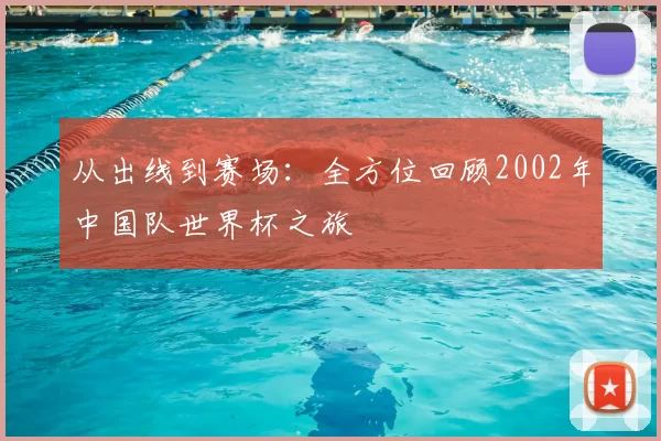 从出线到赛场:全方位回顾2002年中国队世界杯之旅
